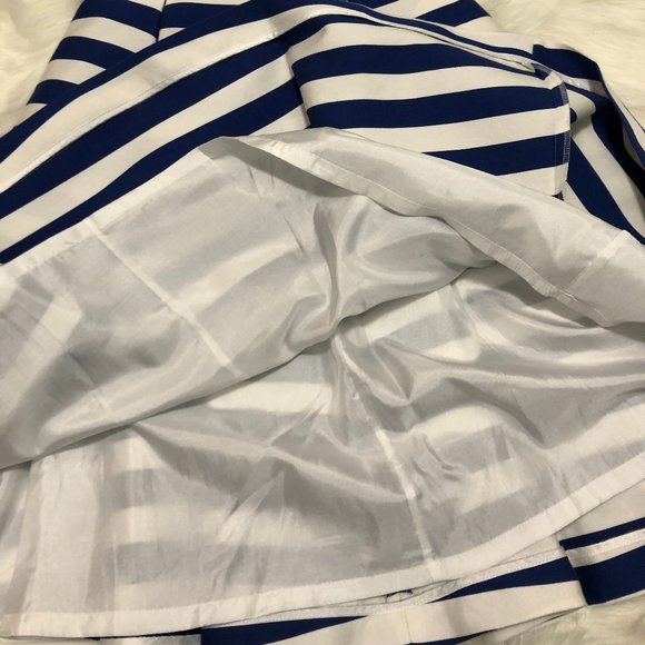✨HOST PICK✨ Kate Spade Striped Pleated Skater Dress - Size 0 - Picture 6 of 8